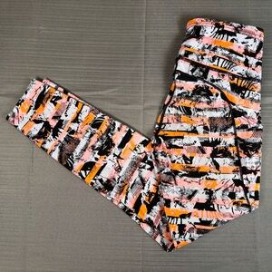 Lululemon Leggings Size 6 High Rise Printed Tights With Pockets